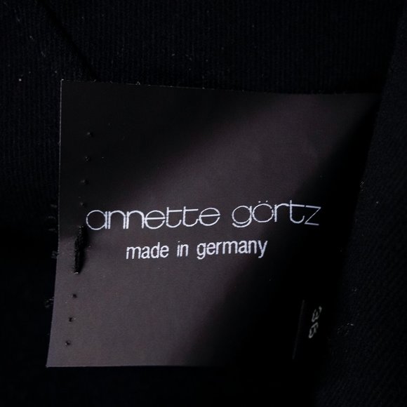 Annette Gortz Exposed Seam Double Breasted Black Blazer - Picture 4 of 12